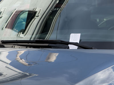 With the street closure comes parking violations.