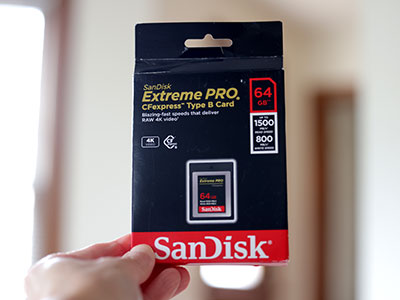 I bought a `blazing fast` memory card for my camera.