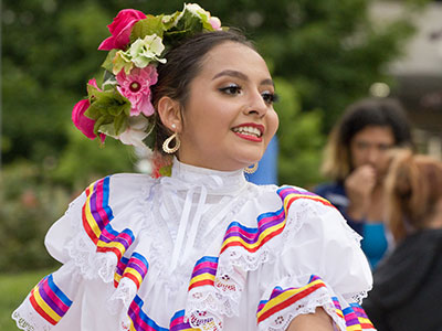 I heard the Mexican Hat Dance and knew I was in the right place.