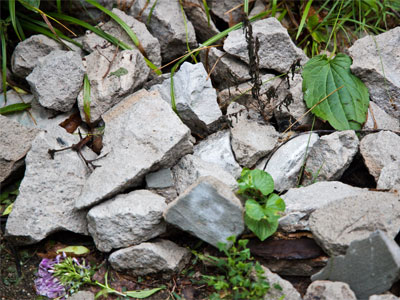 This is the kind of day when a pile of rocks will do.