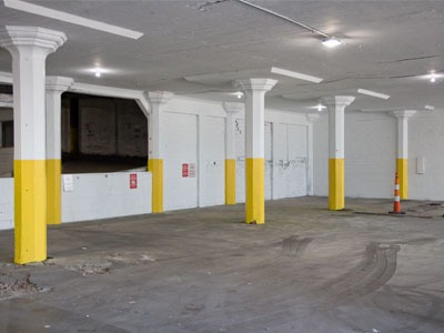 My parking garage has undergone improvements on the ground level, but it`s still like a dark cave where I park.