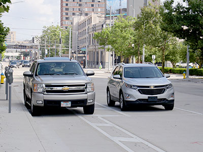 Dayton still struggles to grasp parallel parking principles.