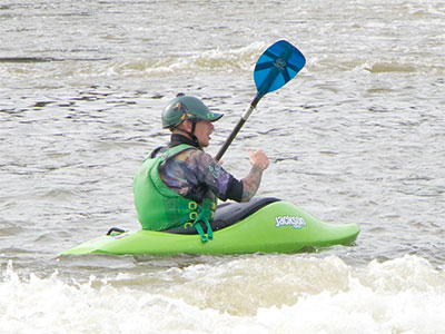 Maybe I`m weird, but I try to stay dry around the river.