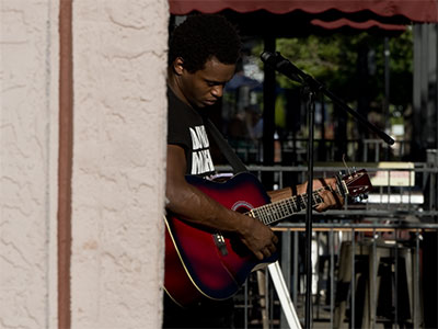 Just to clarify, street musicians don`t play in the street.