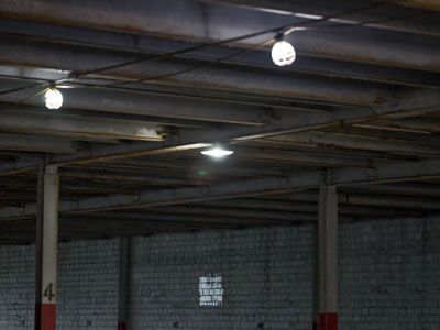 There are some new lights in my parking garage.