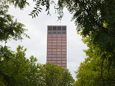 Dayton`s skyscraper.