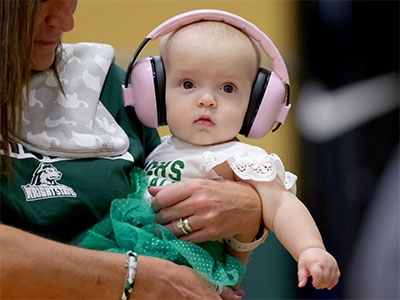 She`s been a volleyball fan since she was young.