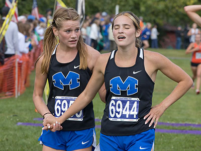 Helpful things that spectators shout to cross country runners as they pass:  GO!  RUN FAST!  KEEP GOING!