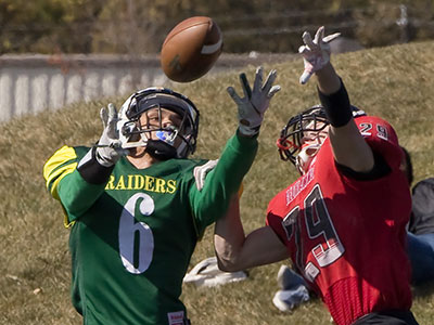 They both had a chance to catch the ball.  Neither did.