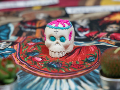 Dia de los Muertos, the Day of the Dead, is a Mexican tradition that pays tribute to ancestors who have died.