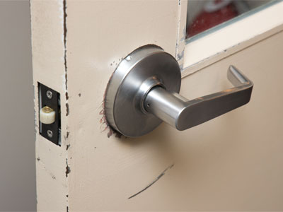 Latch broke -- studio door wouldn`t open -- don`t worry -- I made it out alive.