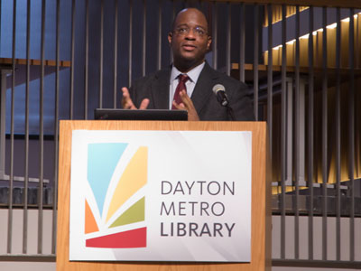 The library presented Dr. Gene Andrew Jarrett, author of a new Dunbar biography (see December 24, 2022).