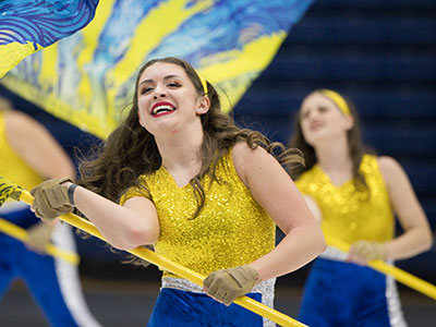 It`s the most wonderful time of the year:  the weather is getting warmer, and color guard season has started!