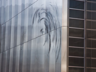 A miraculous apparition of Elvis Presley`s hair has appeared on the side of a downtown Dayton building.