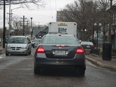 Everybody waits for the beer guy to finish his delivery.  The spice must flow!