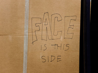 In case you`ve lost face.