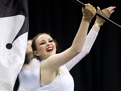 I had never heard of color guard, but was immediately hooked by the beauty and artistry of the activity.