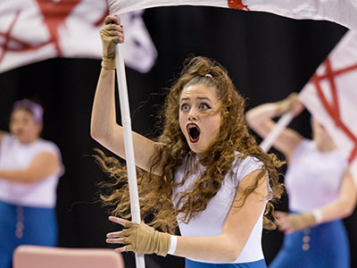 My photos have improved, so now I`m one of the official photographers of the color guard world championships.