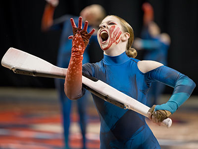 It was this team -- Centerville High School -- that first drew me to color guard, so I`m always pulling for them.