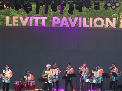 The Levitt Pavilion season hasn`t started yet, but tonight was kind of a preview.