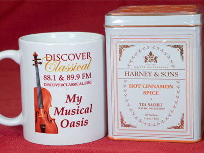 Tea and classical music go together perfectly.