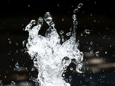 My photography workshop today was a real splash.