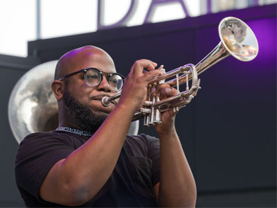 The Grammy-winning Rebirth Brass Band put on a show, and I didn`t have to pay admission -- cuz it`s the Levitt.