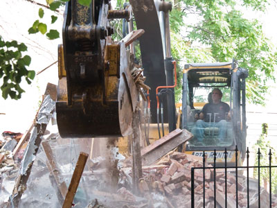 The Oregon District loses an unnecessary building.