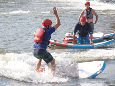 Surfing is a battle between humanity and physics, and physics usually wins.