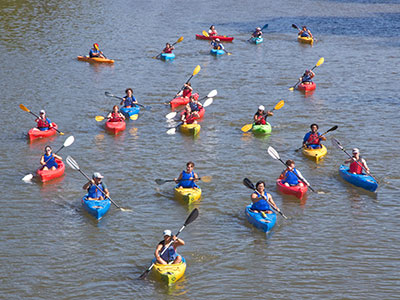 They paddled off to their next adventure, and I went to work.