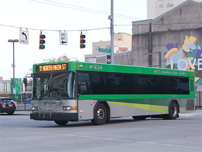 Only after the light turned red did the bus even begin to cross the intersection.  This is a `professional` driver.