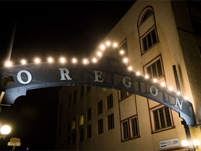 It was a dull night in the Oregon District -- until . . . 