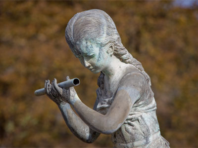 Give me the flute, and sing.  Immortality lies in a song. KAHLIL GIBRAN