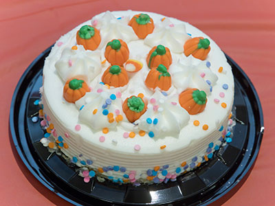 A listener brings us cake to celebrate the radio station`s birthday (see November 10, 2022).