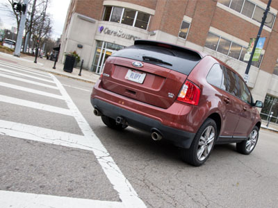 Today`s near death experience.  Note the crosswalk light.