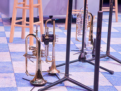 The Carillon Brass performs a local holiday tradition.