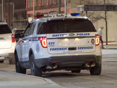 There were more police outside the parking garage (see December 20 above).