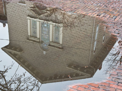 It was a soggy day in the Oregon Historic District.