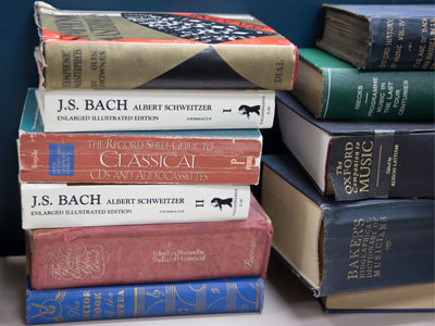 We`re trying to get rid of some books about classical music.  Do you want them?