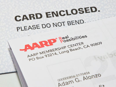 AARP tryna make me feel old.  There was no card.