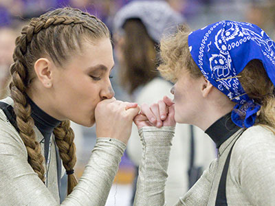 Lakota East HS displays true affection.