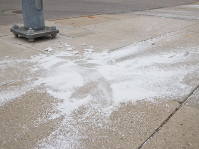 It`s supposed to snow, so Dayton went on the a-salt.