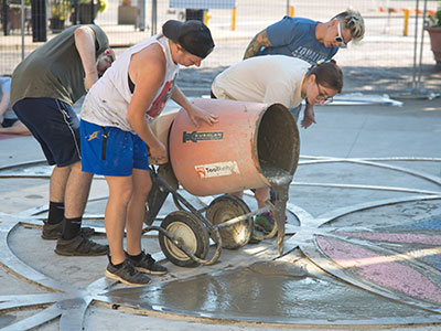 The Oregon District memorial is a complicated project.