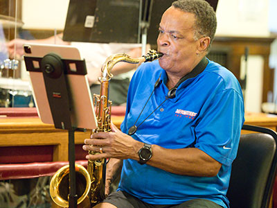 The music had space for improvisation, and Willie Morris filled the space skillfully.