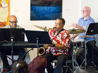 The ensemble included some outstanding jazz musicians from the Dayton area (see July 5 above).