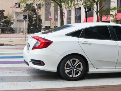 The most dangerous crosswalk in downtown Dayton (see May 21, 2024).