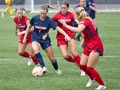 The Dayton Flyers soared over the Richmond Spiders.