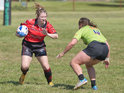 Basically, one team tries to move the ball one way.