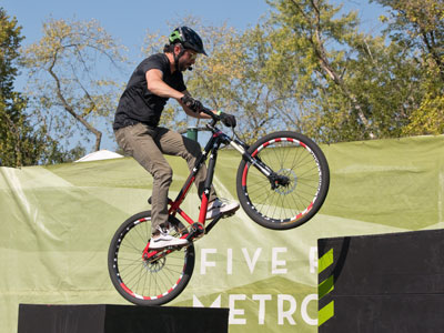 I come every year for Chris Clark`s mountain bike show.