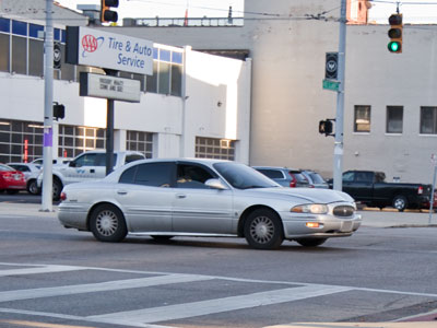 At least the car broke down in front of a repair shop.